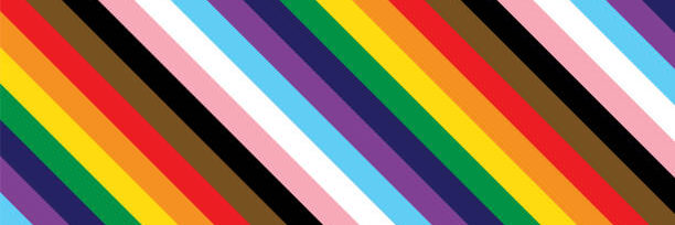 istockphoto-1399735069-612x612 Pride Background with LGBTQ Pride Flag Colours. Rainbow Stripes Background in LGBTQIA Gay Pride Wallpaper